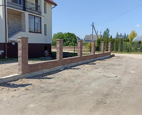 Betoninės tvoros - Tvoru ir Vartu Statymas - 4