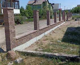 Betoninės tvoros - Tvoru ir Vartu Statymas - 2