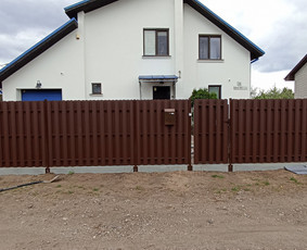 Metalinės tvoros - Tvoru ir Vartu Statymas - 1