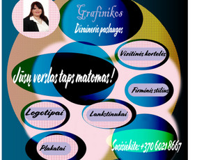 Nuo idėjos iki pilno vizualinio identiteto sprendimai. / Eglė Simona Vilkė / Darbų pavyzdys ID 2818853