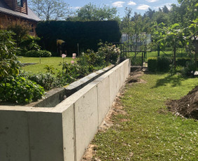 Betonavimo darbai, atraminės sienelės, pamatų liejimas. - Atraminės sienelės - 1 Atraminės sienelės - Betonavimo darbai, atraminės sienelės, pamatų liejimas. - 1