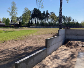 Betonavimo darbai, atraminės sienelės, pamatų liejimas. - Atraminės sienelės - 3 Atraminės sienelės - Betonavimo darbai, atraminės sienelės, pamatų liejimas. - 3