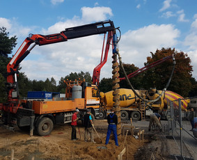 Betonavimo darbai, betonavimas - Cfa polių grežimas. Pamatai, laiptai. - 3