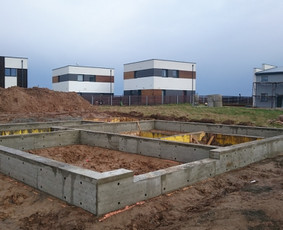 Tvoros pamatai, betonavimas - Cfa polių grežimas. Pamatai, laiptai. - 3