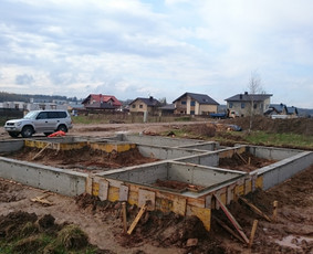 Tvoros pamatai, betonavimas - Cfa polių grežimas. Pamatai, laiptai. - 1