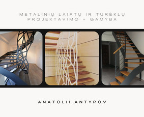 Metaliniai laiptai, Sraigtiniai laiptai, Mediniai laiptai / Anatolii / Darbų pavyzdys ID 2832975