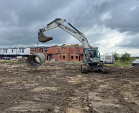 Žemės kasimas, lyginimas - Ekskavatoriaus nuoma 4t 8.5t ir 25t - 4