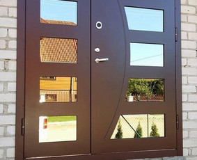 Šarvo durys, Garažo vartai, Plastikiniai langai / Vyris ir Ko, MB / Darbų pavyzdys ID 2837295