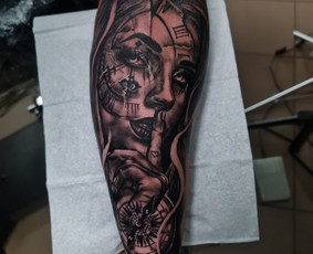 Tatuiruotės, auskarų vėrimas / "Auksinis drakonas" tatuiruočių meno studija / Darbų pavyzdys ID 2838393