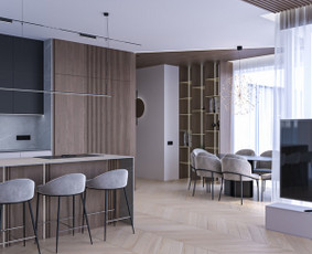 Interjeras / Vizualizacijos / Brėžiniai / Priežiūra / KM interiors / Darbų pavyzdys ID 2839243