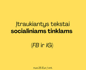 Pranešimai žiniasklaidai, komunikacija, Linkedin tekstai / Eglė Labukaitė / Darbų pavyzdys ID 2840600