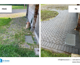 Trinkelių, kietų paviršių valymas - Trinkelių valymas - 3 Trinkelių valymas - Trinkelių, kietų paviršių valymas - 3
