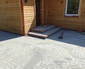 Trinkelių klojimas, statybos darbai - Laiptai iš trinkelių - 4 Laiptai iš trinkelių - Trinkelių klojimas, statybos darbai - 4