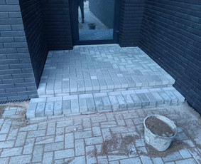 Trinkelių klojimas, statybos darbai - Laiptai iš trinkelių - 2 Laiptai iš trinkelių - Trinkelių klojimas, statybos darbai - 2