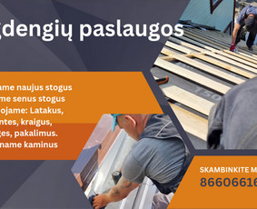 Stogdengiai, stogo darbai - Kokybi&scaron;kas stogų remontas - 1