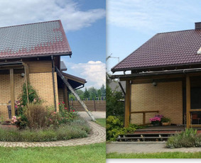 Medinių,tinkuotų namų bei stogų -plovimas,dažymas / UAB Audrista / Darbų pavyzdys ID 2853295