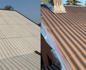 Stogo dažymas - Medinių,tinkuotų namų bei stogų -plovimas,dažymas - 2