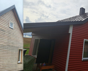 Medinių,tinkuotų namų bei stogų -plovimas,dažymas - Fasado dažymas - 2 Fasado dažymas - Medinių,tinkuotų namų bei stogų -plovimas,dažymas - 2