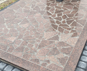 Raidžių kalimas ,restauravimas,plokštes,trinkelės - Kapavietės pamatų betonavimas - 1 Kapavietės pamatų betonavimas - Raidžių kalimas ,restauravimas,plokštes,trinkelės - 1