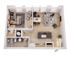 3D interjero, eksterjero vizualizacijos, 3D planai / Kornelijus Daukantas / Darbų pavyzdys ID 2858761