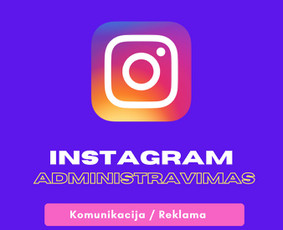El.parduotuvių Administravimas - Instagram paskyros sukūrimas bei administravimas - 1 Instagram paskyros sukūrimas bei administravimas - El.parduotuvių Administravimas - 1