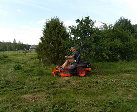 Žolės pjovimas trimeriu, vėjapjove, traktoriuku Vilniaus r. / Egidijus / Darbų pavyzdys ID 2864083