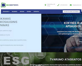 Svetainių kūrimas - kokybiškai ir greitai / UAB Procerus / Darbų pavyzdys ID 2864791