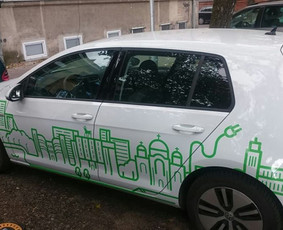 Reklama ant automobilio, Šviesdėžės, Lipdukų gamyba/šalinima / Trigalvis / Darbų pavyzdys ID 527129