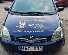 Reklama ant automobilio, Šviesdėžės, Lipdukų gamyba/šalinima / Trigalvis / Darbų pavyzdys ID 527139