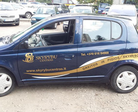 Reklama ant automobilio, Šviesdėžės, Lipdukų gamyba/šalinima / Trigalvis / Darbų pavyzdys ID 527143