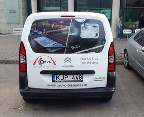Reklama ant automobilio, Šviesdėžės, Lipdukų gamyba/šalinima / Trigalvis / Darbų pavyzdys ID 527151