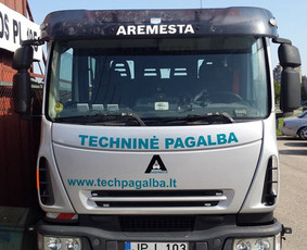 Reklama ant automobilio, Šviesdėžės, Lipdukų gamyba/šalinima / Trigalvis / Darbų pavyzdys ID 527163