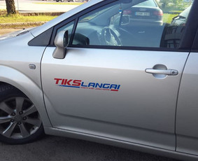 Reklama ant automobilio, Šviesdėžės, Lipdukų gamyba/šalinima / Trigalvis / Darbų pavyzdys ID 527175