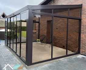 Terasų stiklinimas - Terasų, verandų, stoginių stiklinimas aliuminio sistemomis - 4