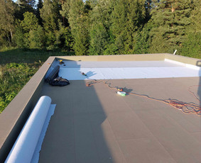 Plokščių stogų dengimas Pvc Protan, Epdm / UAB CPM Construction / Darbų pavyzdys ID 2866305