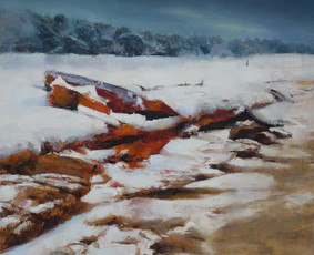 Volcanic winter. 100 x 80 cm. al. dr.