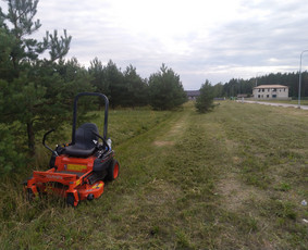 Žolės pjovimas trimeriu, vėjapjove, traktoriuku Vilniaus r. / Egidijus / Darbų pavyzdys ID 2869085