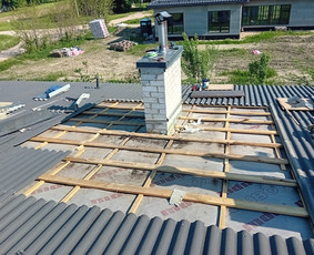 Stogu dengimas. / Stogai / Darbų pavyzdys ID 2873099