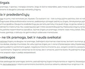 Prane&scaron;imų spaudai rengimas - Įvairių tekstų kūrimas - 4