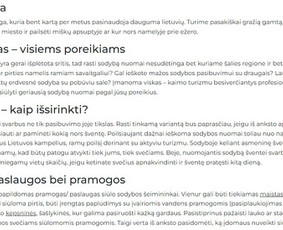 Prane&scaron;imų spaudai rengimas - Įvairių tekstų kūrimas - 3