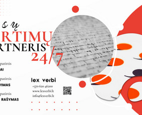 Profesionalūs vertimai ir kitos lingvistinės paslaugos / Vertimų biuras „Lex verbi“ / Darbų pavyzdys ID 2878829