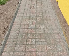 Trinkelių klojimas. Pagrindų paruošimas, Kelių irengimas / Trinkelių klojimas / Darbų pavyzdys ID 2880807