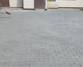 Trinkelių klojimas. Pagrindų paruošimas, Kelių irengimas / Trinkelių klojimas / Darbų pavyzdys ID 2880839