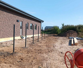 Trinkelių pagrindo paruošimas - Trinkelių klojimas, statybos darbai - 4