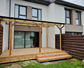 Malkinės, statyba - Terasų įrengimas, polių įrengimas ir medžio projektai - 3