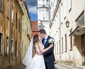 Vestuvių fotosesija.