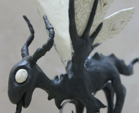 plastelininis modelis skulpturai
