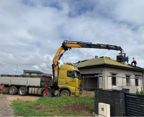 Krovinių pervežimas - Fiskaras krovinių pervežimas kranas manipuliatorius tralas - 1