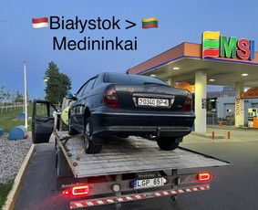 Iš užsienio 0,80€/km priklauso nuo atstumo ir dienos ar nakties laikas !!!