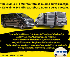 Keleivinis / Krovininis Mikroautobusiukas - Nuoma / Mikroautobusų nuoma / Darbų pavyzdys ID 2899293